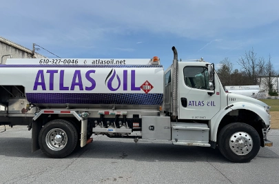 An Atlas Oil truck ready to deliver.